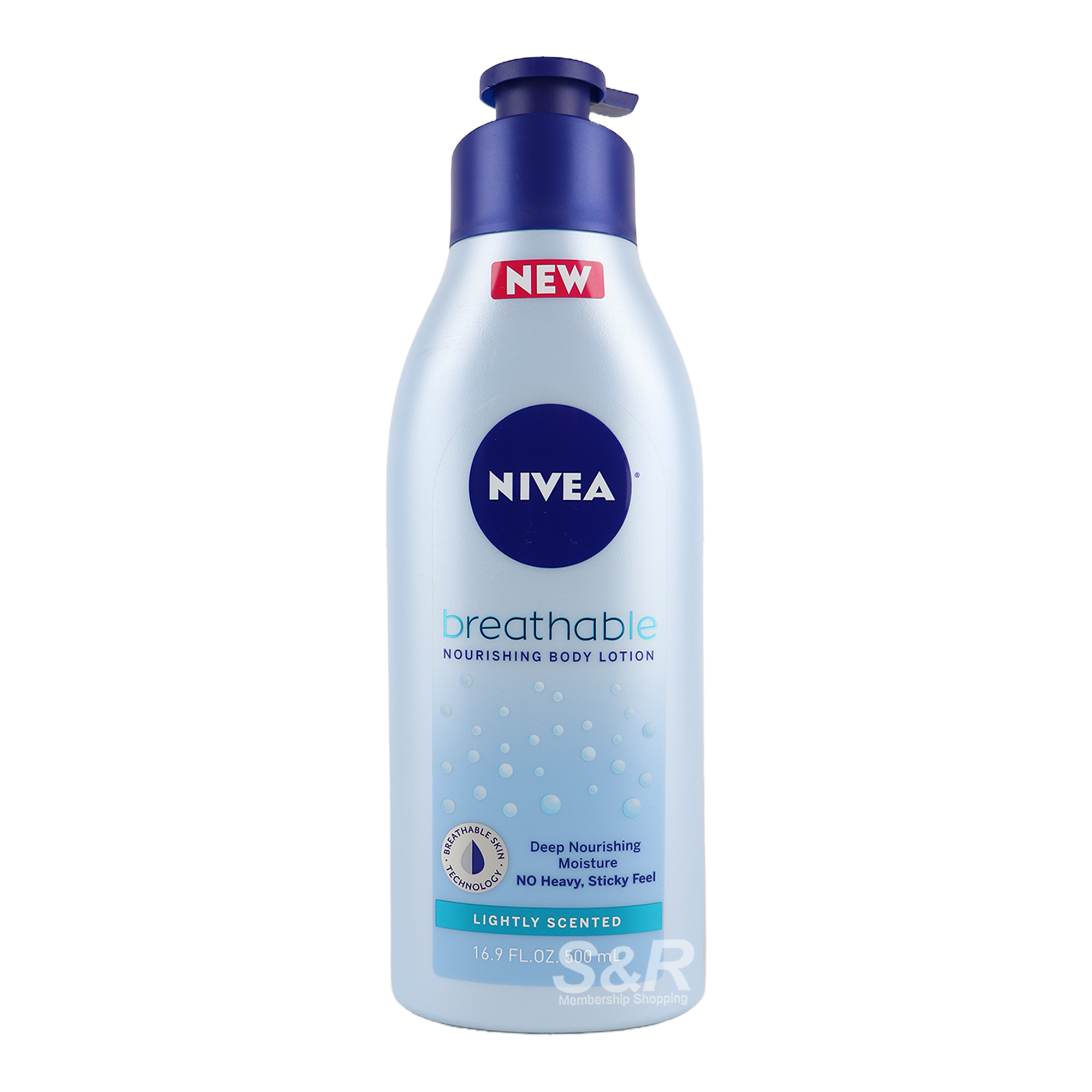 Nivea Breathable Nourishing Body Lotion Lightly Scented 500mL